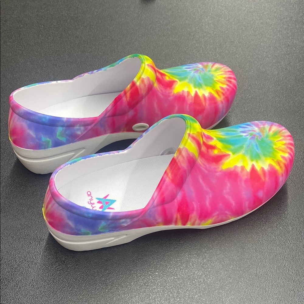 Anywear Tie-Dye Nurse Clogs